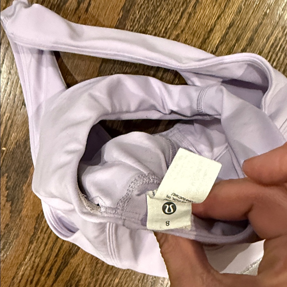 lululemon athletica Light Purple Sports Bra 8 used - Picture 4 of 4
